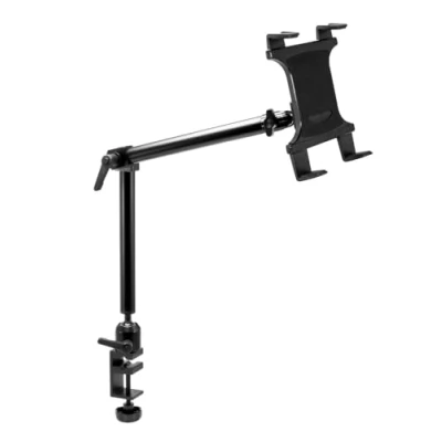Immagine di ARKON TAB802 Morsetto per tablet da scrivania o sedia a rotelle con braccio 22&quot;, iPad Air, Pro, 4, 3, 2, Galaxy Tab S 10.5, colore: Nero