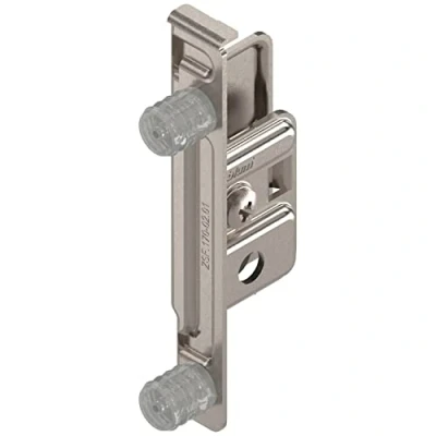 Immagine di Blum ZSF.1800 R METABOX Staffa di fissaggio frontale standard per cassetto a pressione destra, nichel