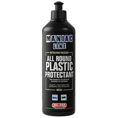 Immagine di Ma fra, Maniac Car Detailing Line, all Round Plastic Protectant, Trattamento Completo per Tutte Le Plastiche Esterne ed Interne Auto, Protegge e Ravviva Plastica Gomma Formato da 500ml