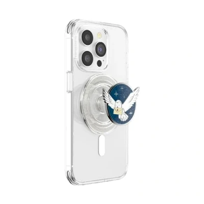 Immagine di PopSockets: PopGrip Round per MagSafe Anello Adattatore Incluso Supporto e Impugnatura Telefoni Cellulari Custodia con un Top Intercambiabile Enamel Hedwig