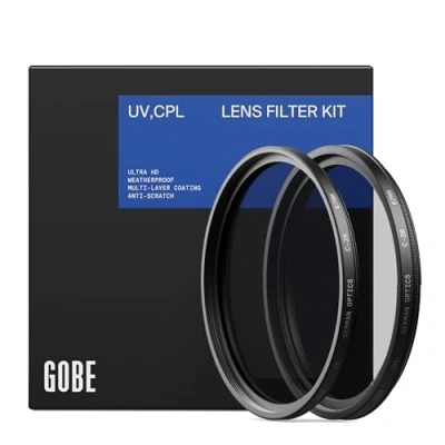 Immagine di Gobe filtro UV da 37 mm + polarizzatore (CPL) Kit (3Peak)