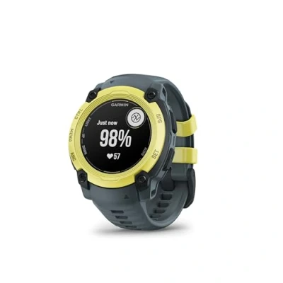 Immagine di Garmin Instinct E, Smartwatch, 40mm, Display MIP, GPS, Cardio, SpO2, +70 app sport, Training Readiness, Activity Tracker 24/7, Notifiche, Connect IQ, Autonomia 14 giorni (Electeric Lime &amp; Twilight)