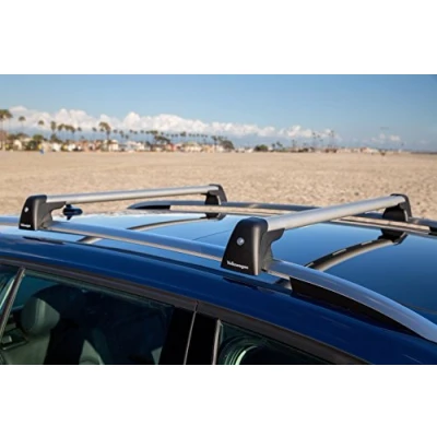 Immagine di Volkswagen 5 G9071151 A Barre Portapacchi in Set con t Slot per Golf 7 Argento