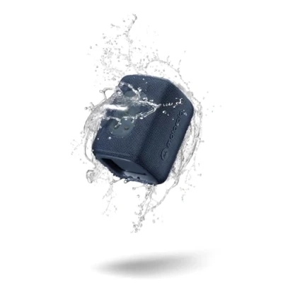 Immagine di Motorola ROKR 300 Altoparlante Bluetooth 5.3 Wireless Portatile 7W Compatto IP67 Resistente all&#039;Acqua e alla Polvere 12 ore di durata (Blu)