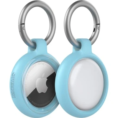 Immagine di OtterBox AirTags Clear Case, antishock e cadute, protezione Ultra sottile Rugged per Apple con moschettone, Regalia
