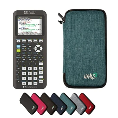 Immagine di CALCUSO Pacchetto Base turchese con Calcolatrice Grafica TI 84 Plus CE T Python Edition