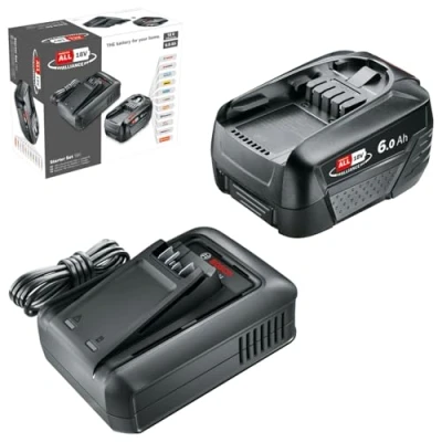 Immagine di Bosch batteria e caricatore rapido Starter Set 18 V (1 agli ioni di litio da 6,0 Ah; 1 rapido; Power for All Alliance)