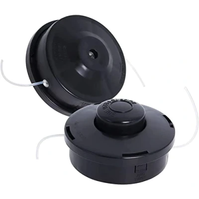 Immagine di Poweka Testine Decespugliatore Universale M10 x 1,25, Testina di Bobina per Benzina Compatibile con Tagliabordi Elettrico da Giardino (2 Pezzi)