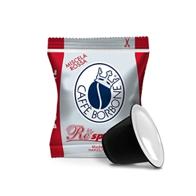 Immagine di 200 Capsule Cialde Caffe Borbone Compatibili Nespresso Respresso Miscela Rossa RED (2 confezioni da 100)