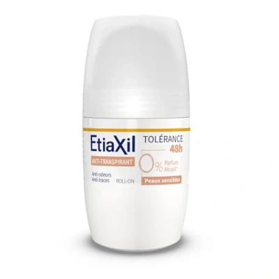 Immagine di ETIAXIL Antitraspirante Sudorazione moderata Ascelle Tolleranza Roll on 50 ml