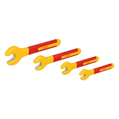 Immagine di Bosch Professional Set chiavi VDE (incl. 4 per dadi: 8 mm, 10 13 mm e 17mm, certificate fino a 1.000 V, in borsa tessuto)