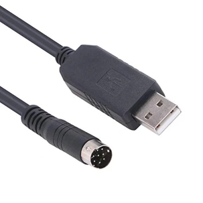 Immagine di 6FT USB a Mini DIN 8P maschio di programmazione CAT cavo compatibile con Yaesu FT 857 857D 897 897D CT 62 FTDI Chip