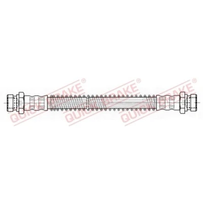 Immagine di QUICK BRAKE 22.529 Tubi Freno 208mm M10x1 con filettatura interna HYUNDAI: Getz