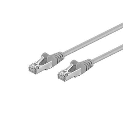 Immagine di Goobay 50133 CAT 5e Cavo Patch, Rete F/UTP, Grigio, 10m Lunghezza