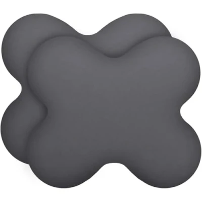 Immagine di Federe alta qualità per cuscini a farfalla come ACAMAR I Si adatta perfettamente alla forma del cuscino Federa con cerniera in Jersey doppio di cotone confezione doppia, colore grigio scuro