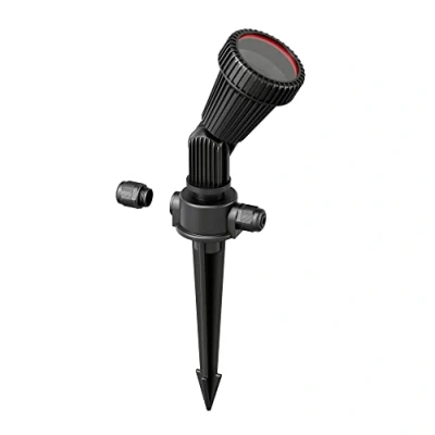Immagine di ledscom.de faretto da giardino con picchetto a terra PIRK per esterni, IP44, nero, 1x GU10 max. 15W, luci giardino, esterno, illuminazione esterna, lampada
