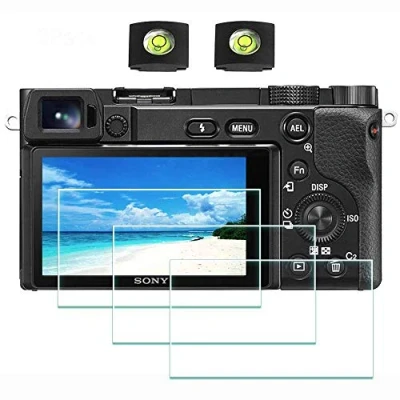 Immagine di ULBTER Pellicola Protezione per Sony Alpha A6400 A6600 a6300 a6100 a6000, vetro temperato 0,3 millimetri 9H Durezza, Anti scrach Fingerprint Bubble [3+1 Pack]