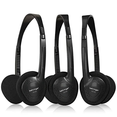 Immagine di BEHRINGER HO 66 PACK DI 3 CUFFIE DINAMICHE MULTIUSO ON EAR CON AMPIA RISPOSTA IN FREQUENZA