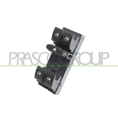 Immagine di PRASCO SK028WS04 Interruttore, Alzacristallo anteriore Sx SKODA: Fabia 2, Octavia II Hatchback