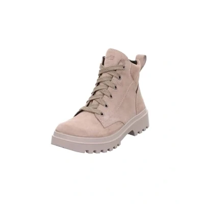 Immagine di Superfit ABBY Stivaletti stringati per bambini, Taglia: 32, Beige Scamosciato
