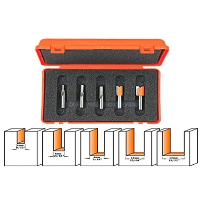 Immagine di CMT 900.005.01 SET 5 FRESE A TAGLIENTI DIRITTI HW S=8 D=4 6 8 10 12mm DX