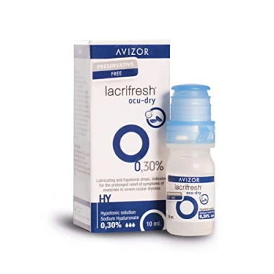 Immagine di Avizor Lacrifresh Ocu Dry 0.30%, Bottiglia Da 10 ml Di Gocce Oculari Per Alleviare I Sintomi Irritazione Oculare