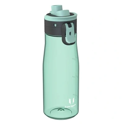 Immagine di Super Sparrow Borraccia 1L Bottiglia Senza BPA, a Prova di Perdite TouchGulp Flusso Rapido Con Un Clic per Scuola, Sport, All&#039;aperto