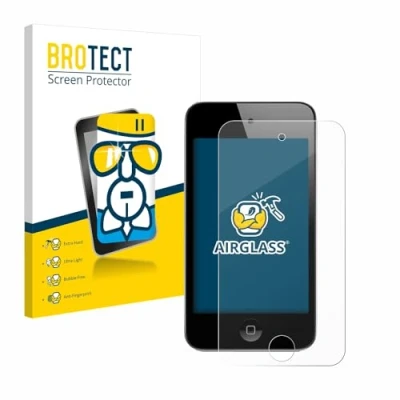 Immagine di brotect Pellicola Protettiva Vetro per Apple iPod Touch (4a Gen.) Protezione Schermo [Durezza Estrema 9H, Chiaro]