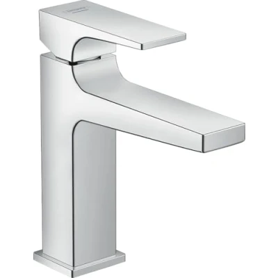 Immagine di hansgrohe Metropol Miscelatore monocomando lavabo 100 lavamani con maniglia a leva per acqua fredda, cromo, 32501000