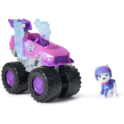 Immagine di Paw Patrol: Rescue Wheels, camion Mostro Roxi con trasformazione e action figure da collezione, giocattoli per ragazzi ragazze a partire 3 anni