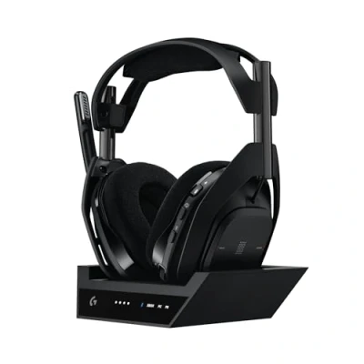 Immagine di Logitech G Astro A50 X Cuffia con microfono gaming wireless LIGHTSPEED + base di ricarica, PRO GRAPHENE, PLAYSYNC su Xbox Series XS, PS5, PC/Mac, Bluetooth, Passthru HDMI 2.1, Nero