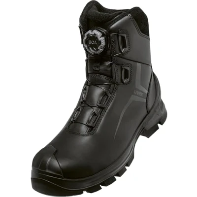 Immagine di Uvex MACSOLE® 2 stivali invernali S3L CI HI HRO SR con sistema BOA® Fit scarpe di sicurezza suola in gomma resistente al calore, agli agenti chimici e taglio