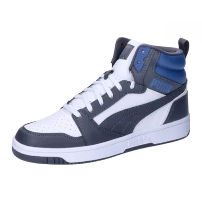 Immagine di PUMA Rebound V6, Scarpe da ginnastica Unisex Adulto, White Galactic Gray Clyde Royal, 42 EU