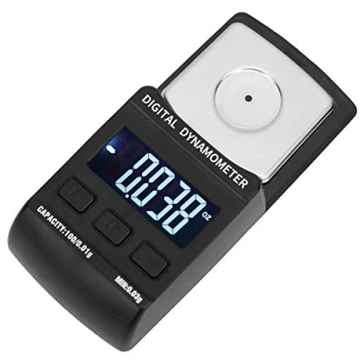 Immagine di Fafeicy Tester Scala Forza di Stilo per Giradischi Bilancia 0.01g Forza, Retroilluminazione Blu a LCD, Braccio Fono Cassetta Musicale