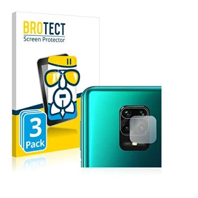 Immagine di brotect Pellicola Protettiva Vetro per Xiaomi Redmi Note 9S / 9 Pro (SOLO Camera) Protezione Schermo (3 Pezzi) [Durezza Estrema 9H, Chiaro]