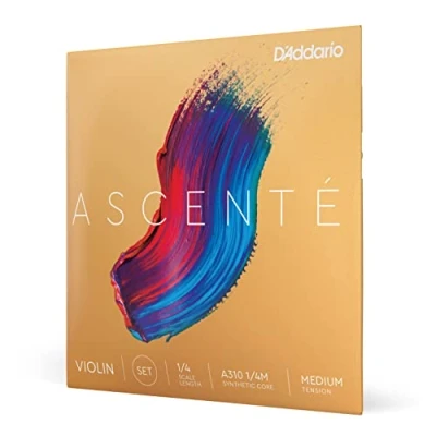 Immagine di D&#039;Addario Ascenté Muta di corde per violino, scala 1/4, tensione media