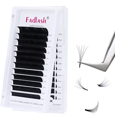 Immagine di Extension Ciglia Volume 0.05mm c Curl Lunghezza Mista 8 14mm 2D 20D FADLASH Russo Easy Fan Lahes Lahes(0.05 mix(8 14))