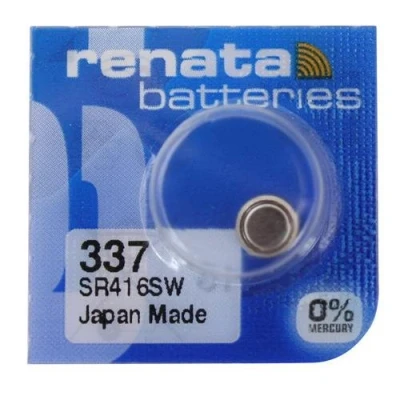 Immagine di Renata 337 SR416SW sb a5 argento ossido orologio batteria 1.55 V, confezione blister