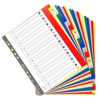 Immagine di Exacompta 90E Divisori e Segnaletica, 29.70 x 24.50 0.30 cm, Multicolore