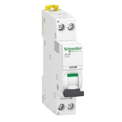 Immagine di INT. MAGNETOT. IC40A 1P+N C 10A 4500A (SCHNEIDER cod. A9P52610)