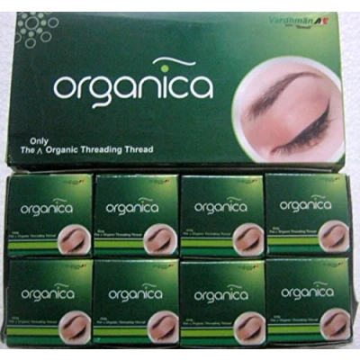 Immagine di Bobina 16 x 300 m Vardhaman organica in cotone organico Eyebrow Threading thread India