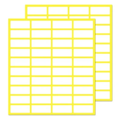 Immagine di 1000 Pezzi, 20 x 8 mm, Etichette Adesive Bianche Piccole