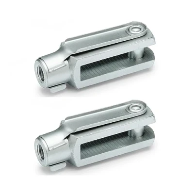 Immagine di Ganter Norm elementi Gabel Giunti GN 751 con molla a scatto Bulloni Acciaio zincato passivato, Blu, argento, 14 28 M14 B