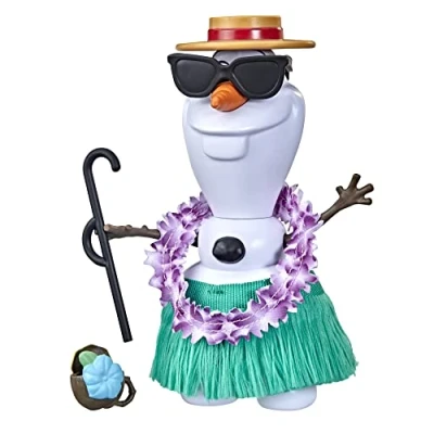 Immagine di Disney Frozen Hasbro Summertime Olaf, giocattolo Frozen, per bambine e ragazzi dai 3 anni in su, multicolore, F3256