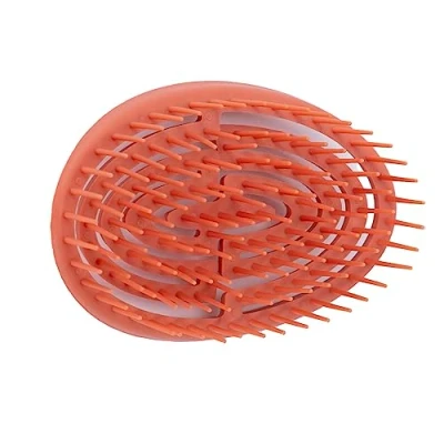 Immagine di CAISHA Spazzola Per Capelli Bagnata Districante Senza Strappi Molla A Spirale Arancione Delicata Sul Cuoio Capelluto Tutti I Tipi Di K110