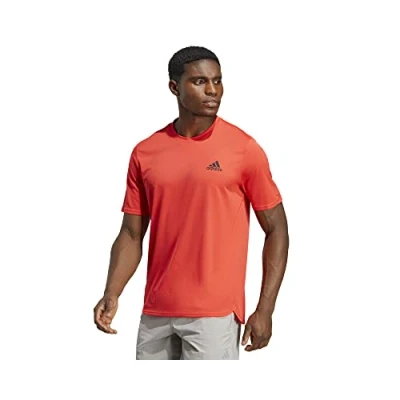 Immagine di adidas Performance Strength Tshirt sport, Uomo, Taglia: Medium, Rotschwarz