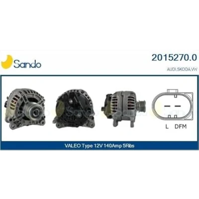 Immagine di SANDO 2015270.0 Alternatore 12V 140A AUDI: A4 B6 Avant, Sedan, A6 C5 VOLKSWAGEN: Passat B5 GP Variant