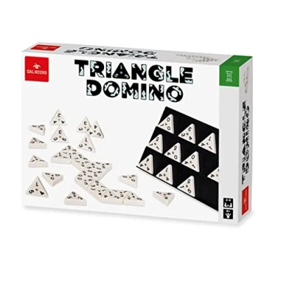 Immagine di Dal Negro Triangle Domino, gioco da tavolo con tessere, adatto per bambini 8+ e tutta la famiglia, 2 o più giocatori.