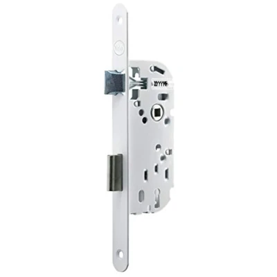 Immagine di Yale Serratura da incasso a chiave, asse 50 mm, baule 135 Y55R A50/B/SC, cassetta di sicurezza reversibile, testa tonda, porta interna comunicazione, camera letto, ufficio bianco,