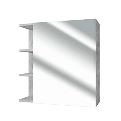Immagine di Vicco Specchio contenitore bagno Fynn, Calcestruzzo, 62 x 64 cm